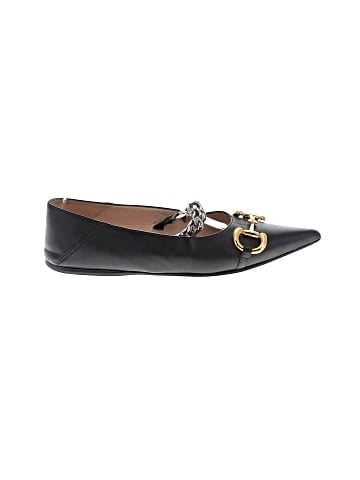 Gucci Horsebit Chain Accent Ballet Flats (view 1)