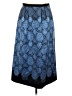 Tibi Paisley Blue Wool Skirt Size 6 - photo 1