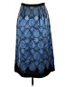 Tibi Paisley Blue Wool Skirt Size 6 - photo 2