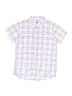 Assorted Brands Checkered-gingham White Short Sleeve Button-Down Shirt Size M (kids) - photo 1