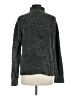 Cos 100% Polyester Tweed Green Turtleneck Sweater Size M - photo 2
