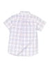 Assorted Brands Checkered-gingham White Short Sleeve Button-Down Shirt Size M (kids) - photo 2