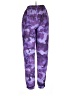 Edikted 100% Nylon Graphic Purple Active Pants Size M - photo 2