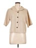 Assorted Brands Tan 3/4 Sleeve Button-Down Shirt Size L - photo 1