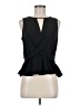 Express 100% Polyester Black Sleeveless Blouse Size M - photo 1