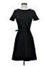 Ann Taylor Solid Black Casual Dress Size 0 Petite - photo 1