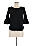 Green Envelope Black 3/4 Sleeve Top Size M - photo 1