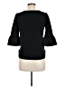 Green Envelope Black 3/4 Sleeve Top Size M - photo 2