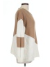 Vutti Color Block Tan Pullover Sweater Size L - photo 4
