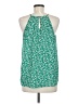 Papermoon 100% Polyester Green Sleeveless Blouse Size M - photo 2