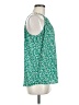 Papermoon 100% Polyester Green Sleeveless Blouse Size M - photo 4