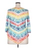 Ruby Rd. Blue 3/4 Sleeve T-Shirt Size 2X - photo 2