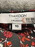 Thakoon 100% Polyester Paisley Black Casual Dress Size 10 - photo 7