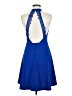 Shein Solid Blue Cocktail Dress Size 6 - photo 2