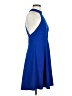 Shein Solid Blue Cocktail Dress Size 6 - photo 4