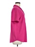 Hilary Radley 100% Polyester Pink Short Sleeve Blouse Size M - photo 4