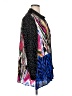 Calessa Color Block Black 3/4 Sleeve Blouse Size 1X - photo 4