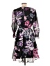 Taylor 100% Polyester Floral Black Cocktail Dress Size 12 - photo 2