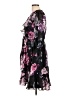Taylor 100% Polyester Floral Black Cocktail Dress Size 12 - photo 5
