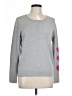 Hannah Rose Hearts Gray Pullover Sweater Size L - photo 1