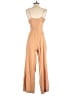 Shein Solid Tan Jumpsuit Size S - photo 2