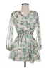 FRZ Floral Teal Cocktail Dress Size M - photo 1