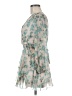 FRZ Floral Teal Cocktail Dress Size M - photo 5