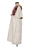 TWO by Whit 100% Polyester White Casual Dress Size Med Petite - photo 5