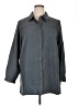 Joan Rivers 100% Polyester Gray Long Sleeve Button-Down Shirt Size 1X - photo 1