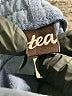 Tea 100% Cotton Solid Blue Cargo Shorts Size 4 - photo 3