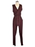Active by Old Navy Solid Burgundy Jumpsuit Size S - photo 1