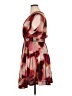 Taylor 100% Polyester Tie-dye Burgundy Cocktail Dress Size 16 - photo 5