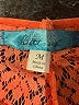 Buttons Orange Sleeveless Blouse Size M - photo 7