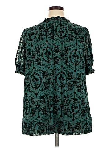 BLOOMCHIC Short Sleeve Blouse (view 2)