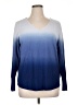 Chico's Blue Pullover Sweater Size XL (3) - photo 1