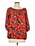 Vince Camuto 100% Polyester Red 3/4 Sleeve Blouse Size L - photo 1