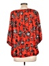 Vince Camuto 100% Polyester Red 3/4 Sleeve Blouse Size L - photo 2