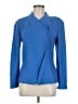 St. John Blue Wool Cardigan Size 6 - photo 1