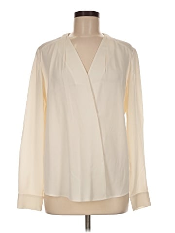 Classiques Entier Long Sleeve Silk Top (view 1)