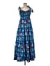 Printfresh Paisley Blue Casual Dress Size M - photo 1