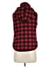 Si Style 100% Polyester Plaid Red Vest Size M - photo 2