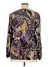 Chico's Paisley Purple Long Sleeve Blouse Size XL (3) - photo 2