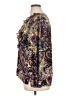 Chico's Paisley Purple Long Sleeve Blouse Size XL (3) - photo 5