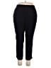 Joan Rivers Solid Black Track Pants Size XL - photo 1