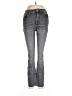 Zara Chevron-herringbone Gray Jeans Size 6 - photo 1