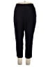 Joan Rivers Solid Black Track Pants Size XL - photo 2