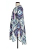 Valerie Stevens 100% Polyester Print Blue Casual Dress Size L - photo 5