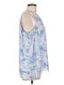 Vince Camuto 100% Polyester Blue Sleeveless Blouse Size L - photo 4