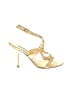Edmundo Castillo 100% Leather Gold Sandals Size 6 1/2 - photo 1