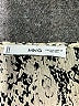 MNG 100% Polyester Paisley Silver Tan Casual Dress Size 12 - photo 7